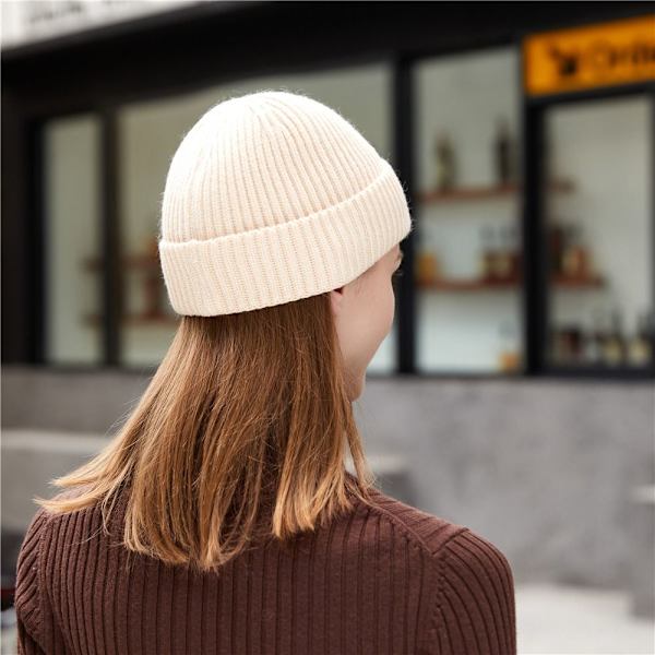 Cuff Beanie Neulottu hattu ORANSSI PUNAINEN ORANSSI PUNAINEN Orange Red