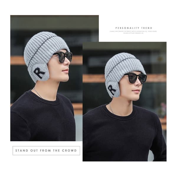 Beanies Hatte Strikket Hue GRÅ grey