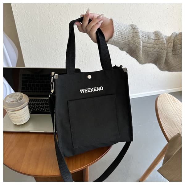 Skulderveske Messenger Bag HVIT white