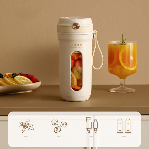 Elektrisk Juicer Frugt Juicer 4 KNIVE 4 KLEDE 4 Blades