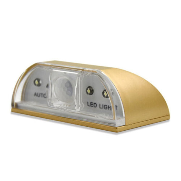 Sensor Lampe Led Sensor Lys GULD Gold