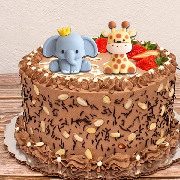 Animal Cake Topper Kakeinnsats STIL 1 STIL 1 Style 1