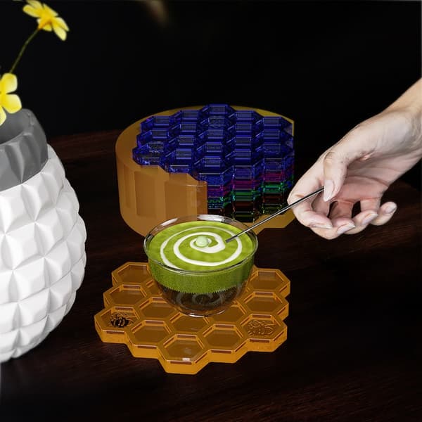 Honeycomb Cup Coaster Form DIY Craft