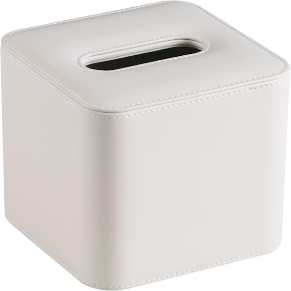 1 Stk Tissue Holder Tissue Box Cover Servietetui White 1 Pcs-1 Pcs