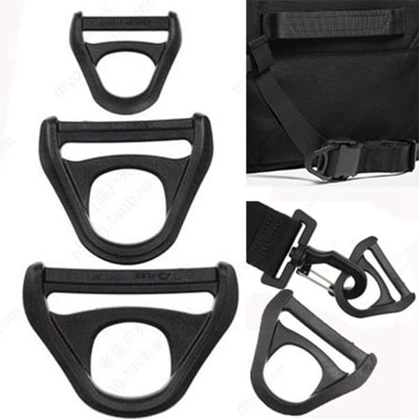 2 stk Webbing Strap Spænde Skyder Fastener 38MM 38mm