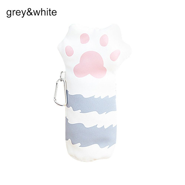 Blyantpose brevpapirpose GRÅ&HVID grey&white