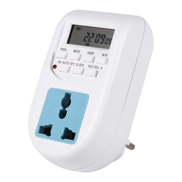 Europæisk standard timerstik Funktionel LCD digital timer