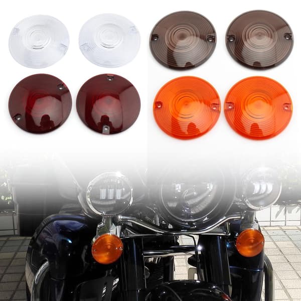 2 Stk Motorcykel Tilbehør Blinklys GRÅ grey