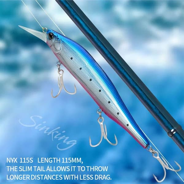 sjunkande Minnow Baits Fish Hooks A A A