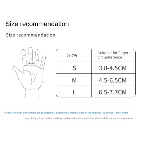 2kpl Sports Finger Sleeves Sormisuojaus LDOUBLE DOUBLE Ldouble