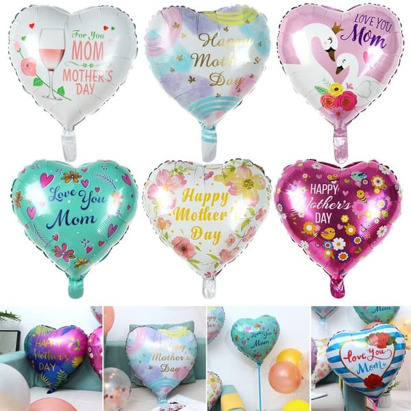 Hyvää äitienpäivää Foil Helium Ilmapallot E E E