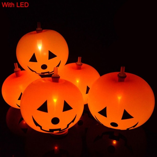 5 Stk Halloween LED Ballonger Glødende Ballonger MED LED MED LED with led