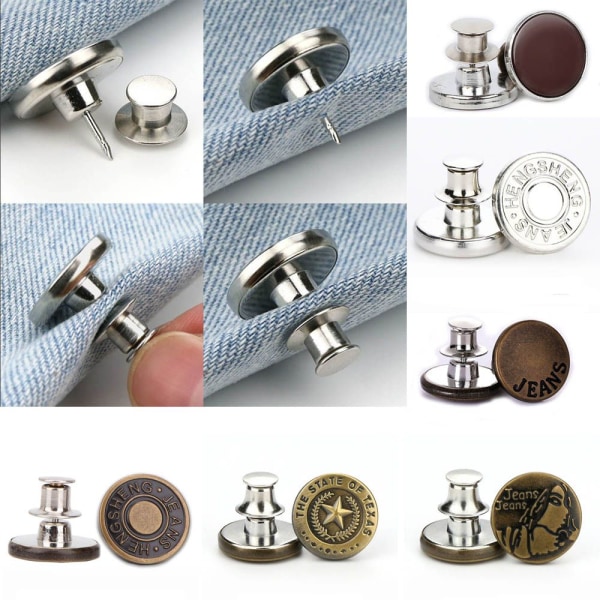Knappar Jean Button Pins 1 1