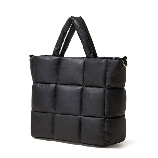 Puffer Tote Bag Tjek Mulepose SORT SORT Black