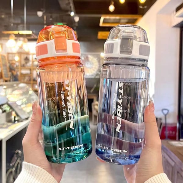 Vattenflaska Studentvattenkopp GRÅ 850ML 850ML Grey 850ML-850ML