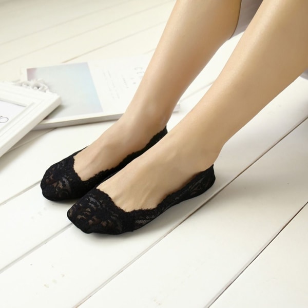 Lace Boat Socks Women Invisible Socks MULTICOLOR multicolor