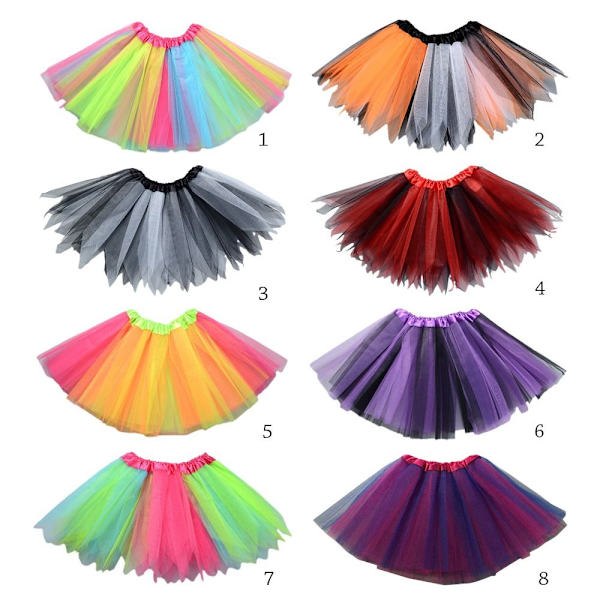 Tutu Skirt Dance Pettiskirt 4 4 4