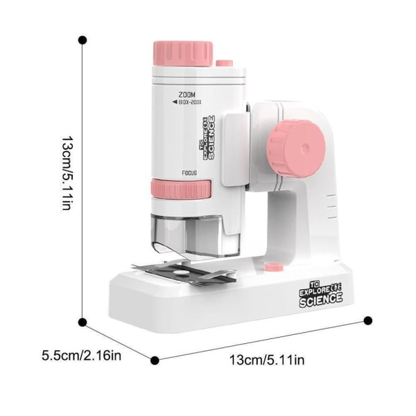 Mikroskop Desktop Mikroskop PINK Pink