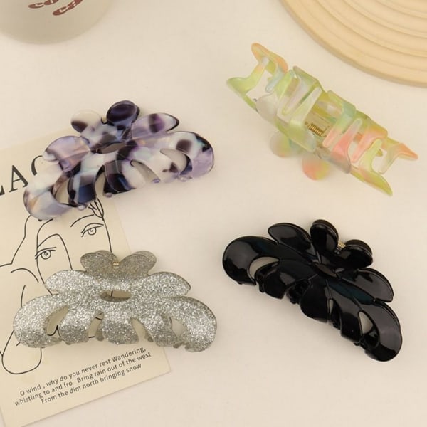 Big Hair Claw Clips Hiusneula MUSTA Black