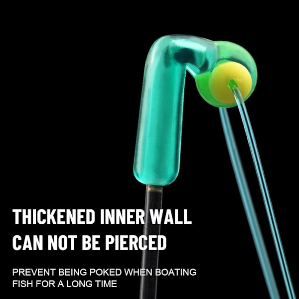 100st Dual Core Float Seat Fiskekrokar Tillbehör L-13,5MM L-13.5mm