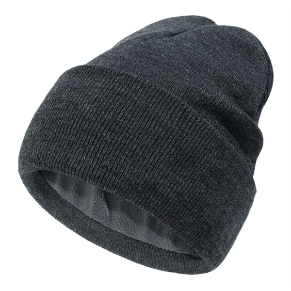 Beanie Hat Cuffed Beanie SORT GRÅ SORT GRÅ Black Gray