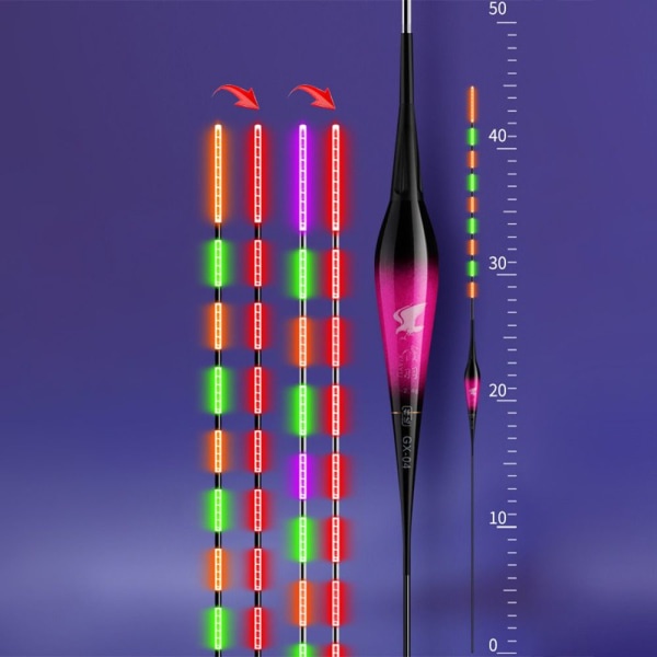 2kpl elektroninen kalastuskelluke Light Float GX04 GX04 GX04