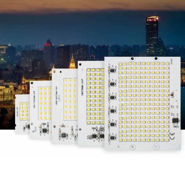 LED Chip Flood Light Perler VARM HVID 50W 50W warm white 50W-50W