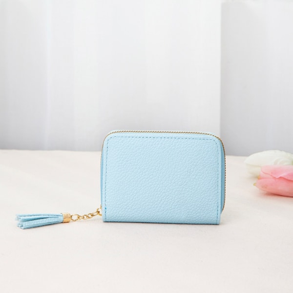 Tassel Wallet Clutch Kukkaro BLUE S blue S