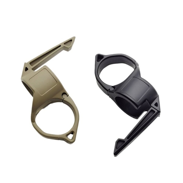 Finger Ring Lommelygter Holder SORT Black
