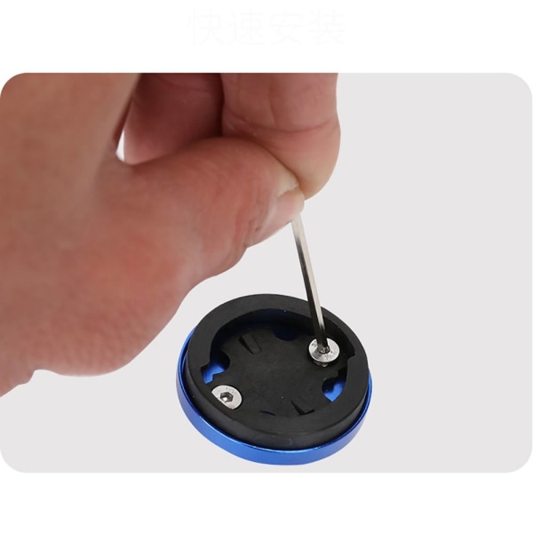 1Sæt Cykelcomputerholder Speedometermontering SORT SORT black