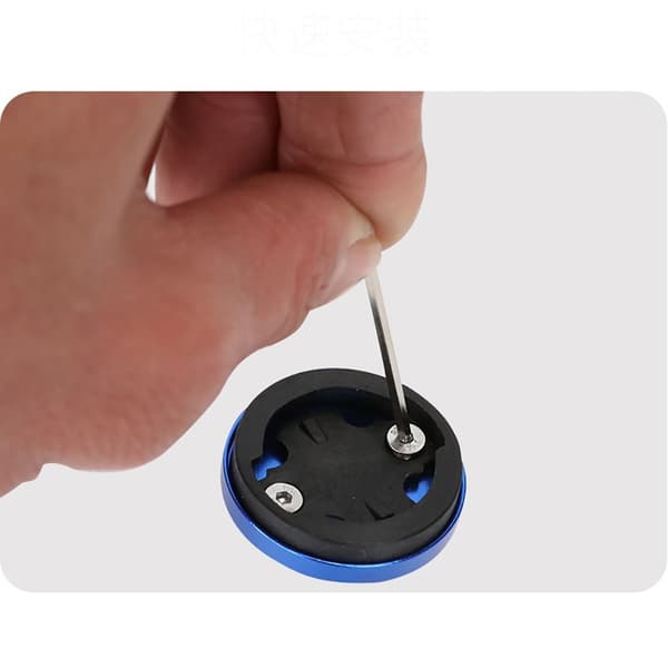 1sett Sykkelcomputerholder Speedometerfeste SØLV SØLV silver