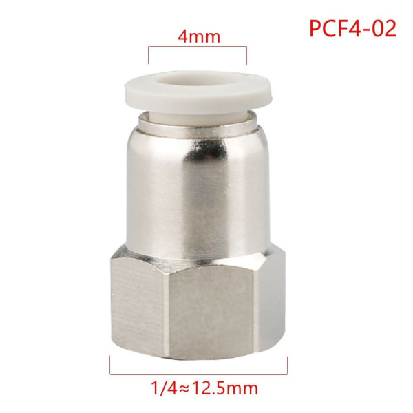 Pneumatiska kopplingar Luftkompressorslang Snabbkoppling PCF4-01 PCF4-01