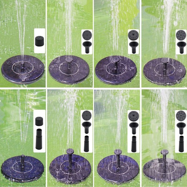 Solcellsfontän Vattenfall 13CM 13cm