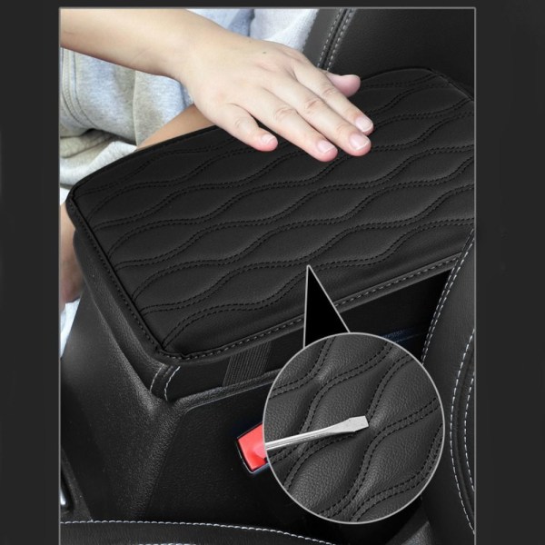 Car Center Console Pad Keskikonsolin suojukset HARMAAT gray