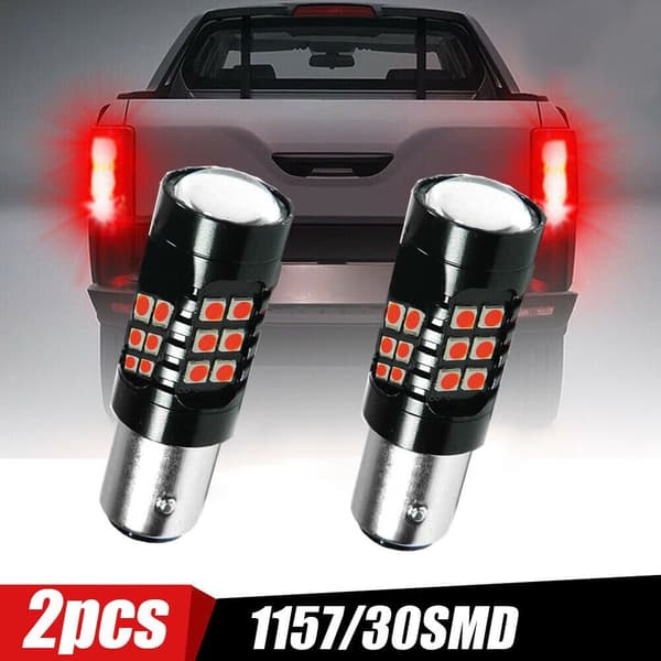 2 STK LED bremselygte Bremsestop baglygter STROBE BLINKER Strobe Flashing