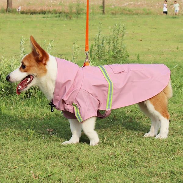 Regnfrakke til hunde til hunde Regnfrakke til hunde GUL L(3-5KG) Yellow L(3-5kg)