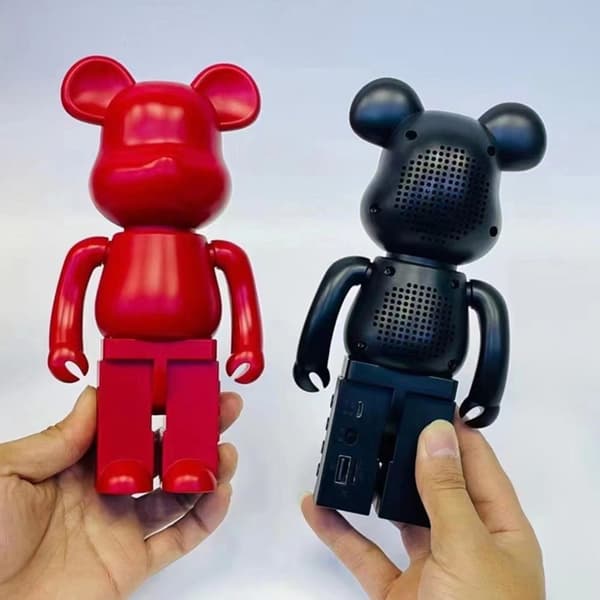Violen ce Bear Bluetooth -högtalare Bluetooth -ljud röd
