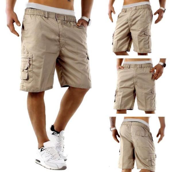 Shortsit Slim Pants ARMY GREEN XXL army green XXL