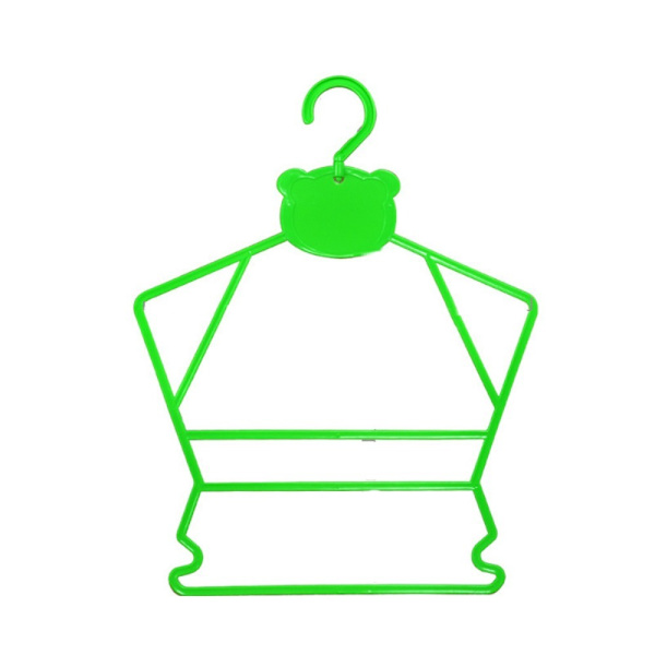 5 STK Babytøjsbøjle i ét stykke tøjstativ GRØN 5 STK 5 STK Green 5pcs-5pcs