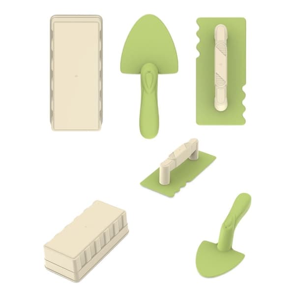 3st Beach Leksaker Set Grävsand Kit Skrapa Spade