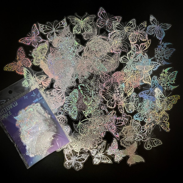 Stickers Holografiske Stickers Glitter Stickers