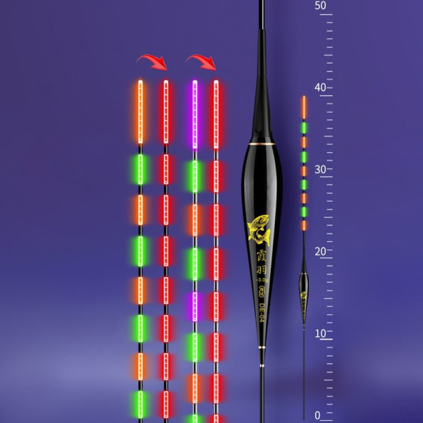 2kpl Elektroninen kalastuskelluke Light Float DE04 DE04 DE04
