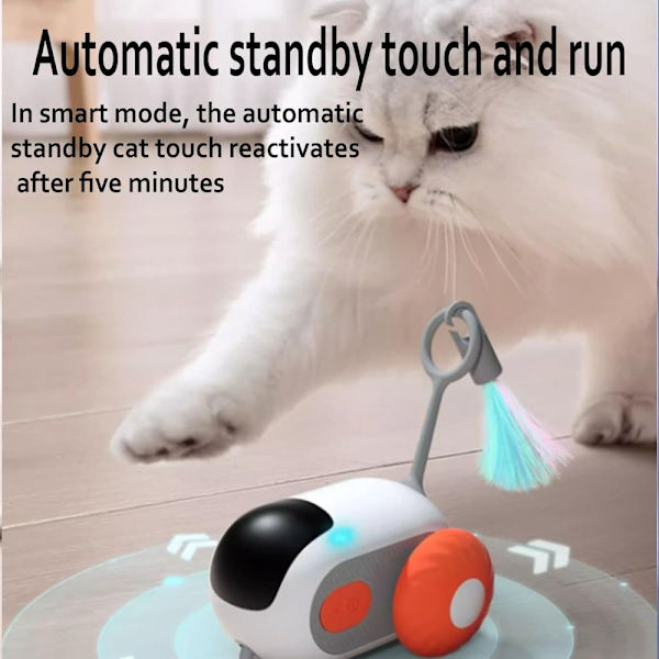 Electric Cat Toy Gravity Sports Car Cat Lelu SININEN Blue