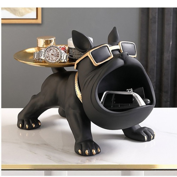 Bulldog Butler Opbevaringsbakke Nøgleboks SORT black