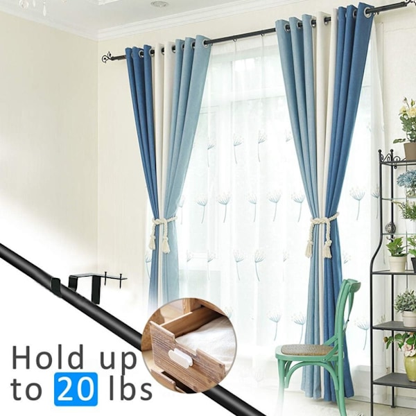 Verhotangon pidike Verhotangon pidike MUSTA 2 KPL 2 KPL Black 2Pcs-2Pcs