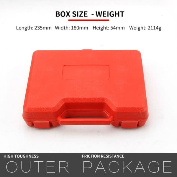 7 stk/sett Oksygensensor Socket Chaser Tool Kit Gjenge
