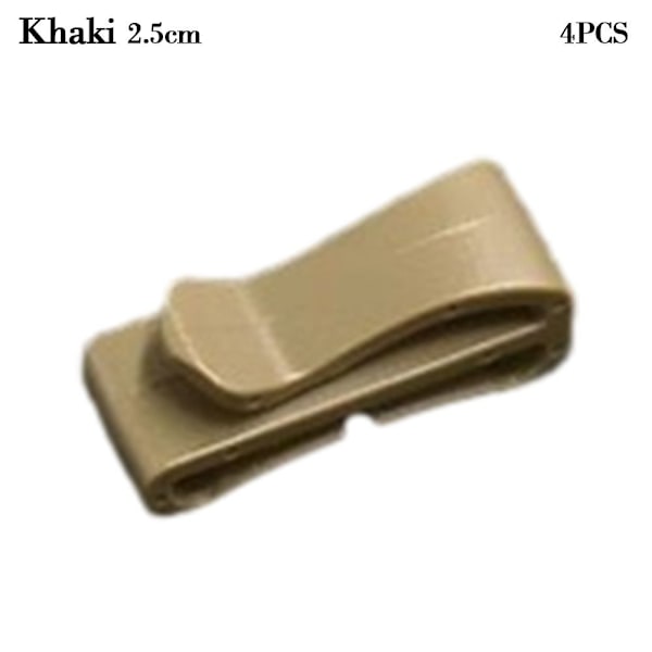 Molle Webbing Spänne Bältesklämma KHAKI 2,5CM Khaki 2.5cm