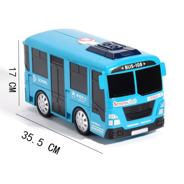 Rattbuss Tröghet Bussleksak RÖD red