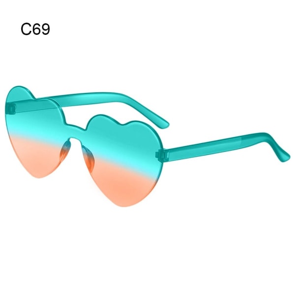 Hjärtformade solglasögon Hjärtglasögon C69 C69 C69