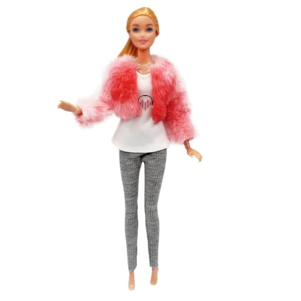 1Set Dockklänning Docka Casual DD D